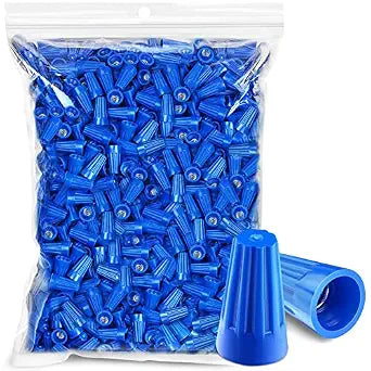 WIRE NUT BAG SMALL BLUE
