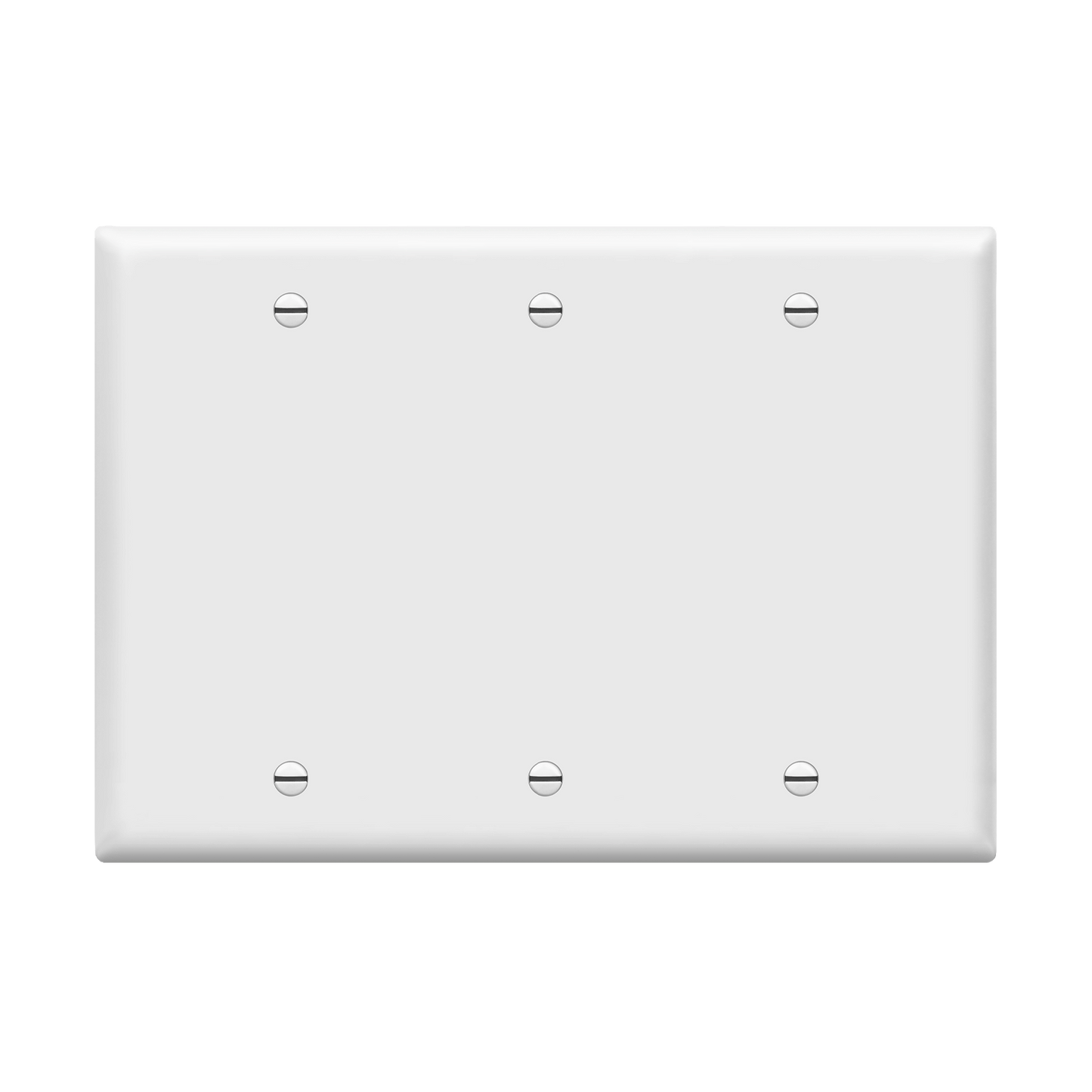 Blank Cover Three-Gang Wall Plate