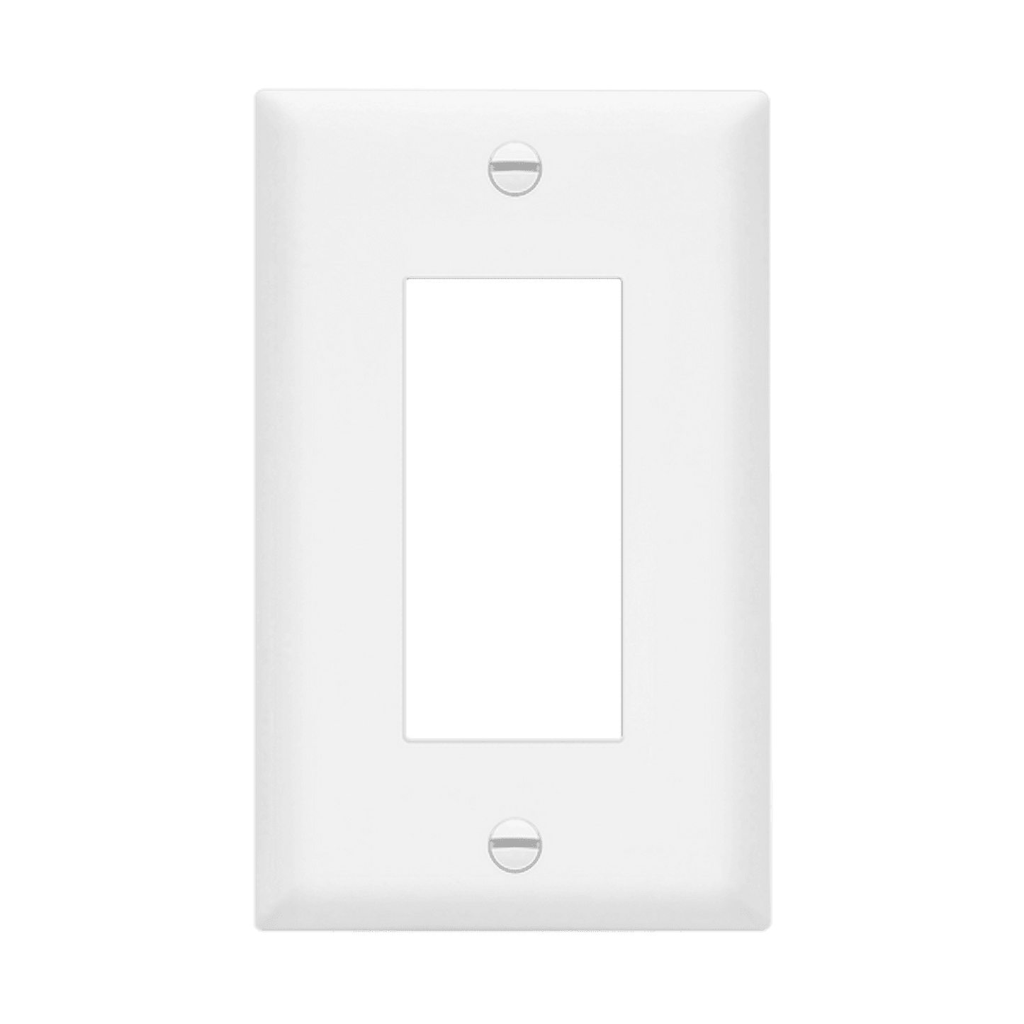 Decorator/GFCI One-Gang Wall Plate, Mid-Size