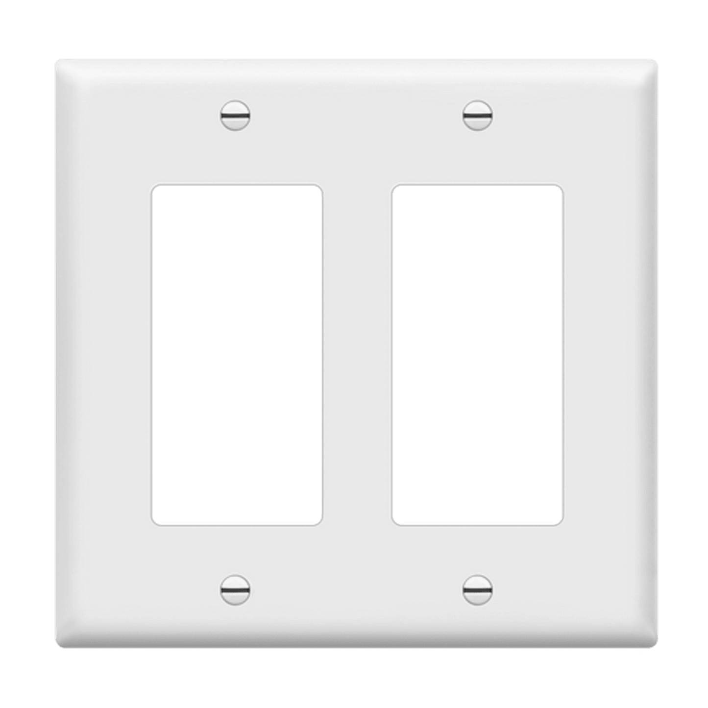 Decorator/GFCI Two-Gang Wall Plate