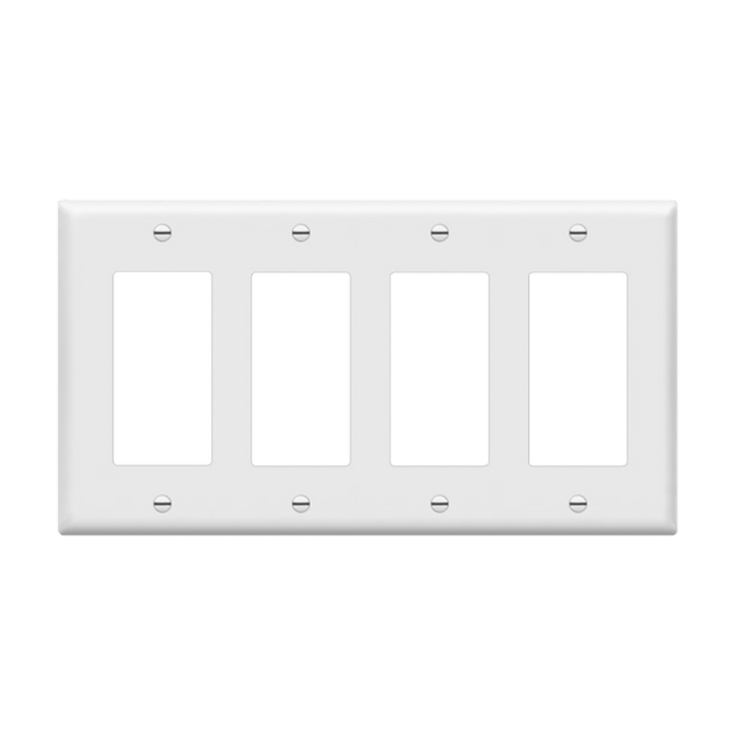 Decorator/GFCI Four-Gang Wall Plate