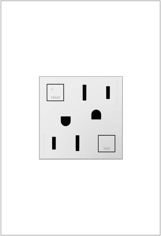 adorne® 15A Tamper-Resistant Self-Test GFCI Outlet