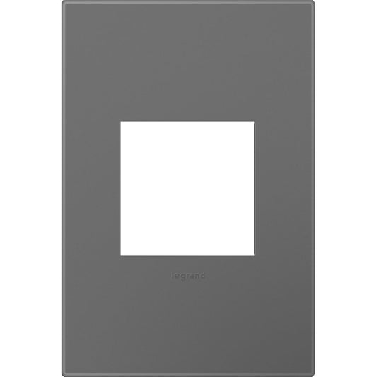 adorne® Magnesium One-Gang Screwless Wall Plate with Microban®