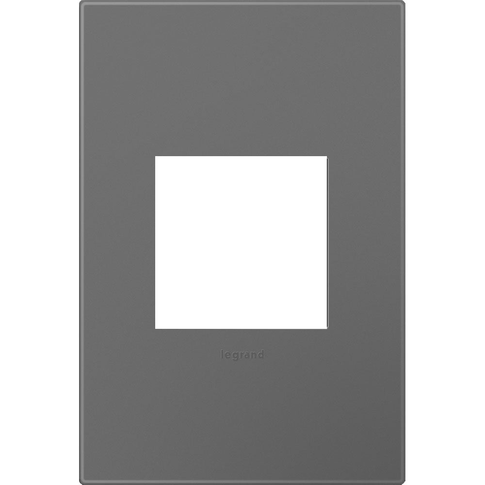 adorne® Magnesium One-Gang Screwless Wall Plate with Microban®