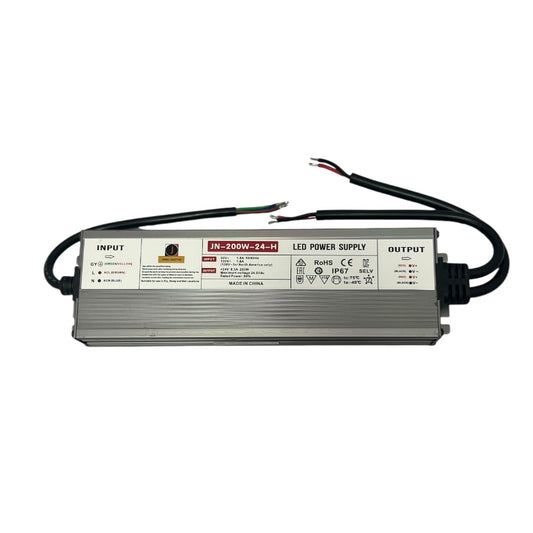 JN173 LED TRANSFORMER NON-DIM 24V-200W IP67