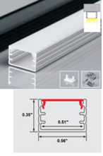LED Aluminum Channel 10FT JN-298