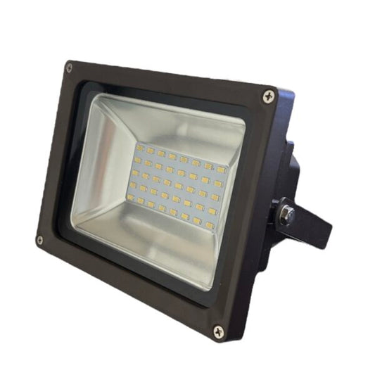 LED Flood Light SFL 20W SECURITY Lights Water Resistant ARM Adjustable 180° 120V - 3000K – 5000 BRONZE/WHITE
