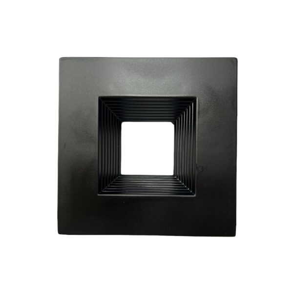 JN118 4"INCH TRIM BLACK SQUARE BAFFLE