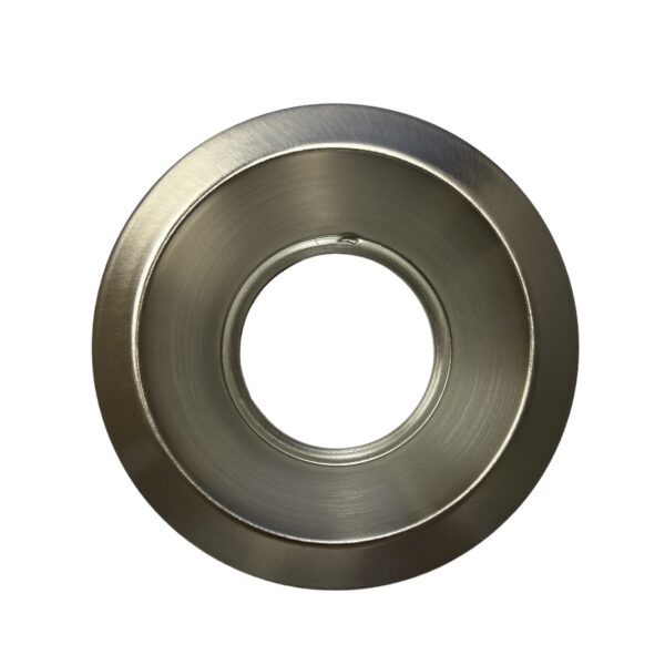 JN118 4"INCH TRIM BRUSHED NICKEL ROUND SMOOTH