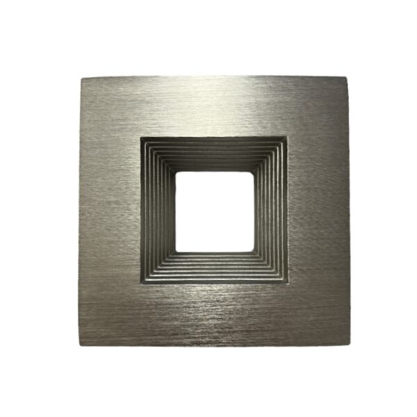 JN118 4"INCH TRIM BRUSHED NICKEL ROUND BAFFLE
