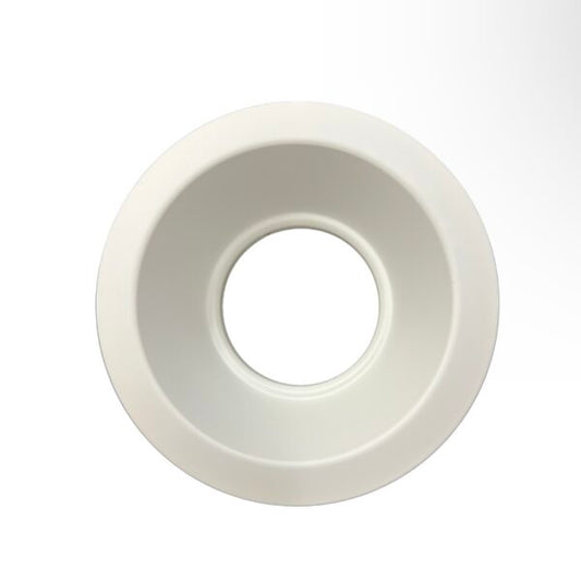 JN118 4"INCH TRIM WHITE ROUND SMOOTH