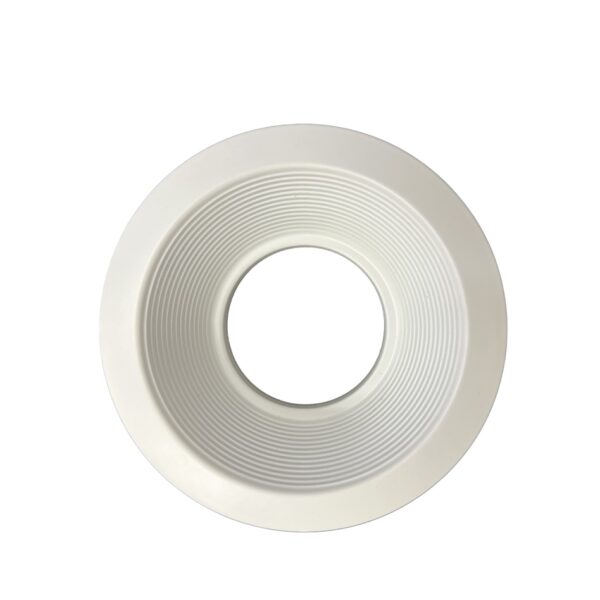 JN118 4"INCH TRIM WHITE ROUND BAFFLE