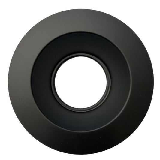 JN119 6"INCH TRIM BLACK ROUND SMOOTH