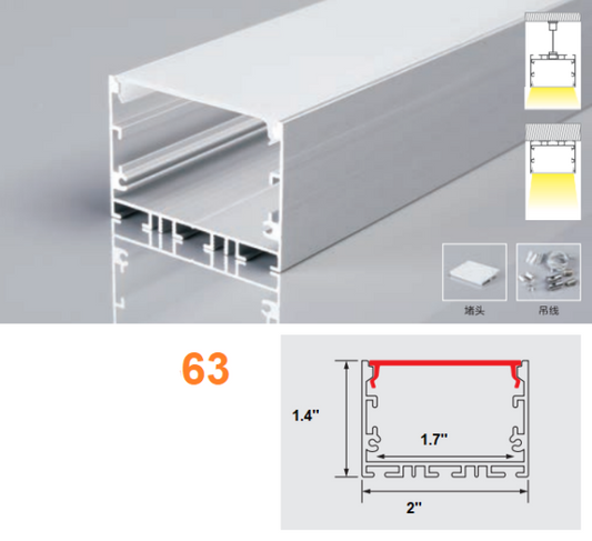 LED Aluminum Channel BG-63