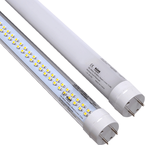 JN154 8FT LED TUBE LIGHT FROSTED 38W 6000K 120V DOUBLE ENDED INPUT