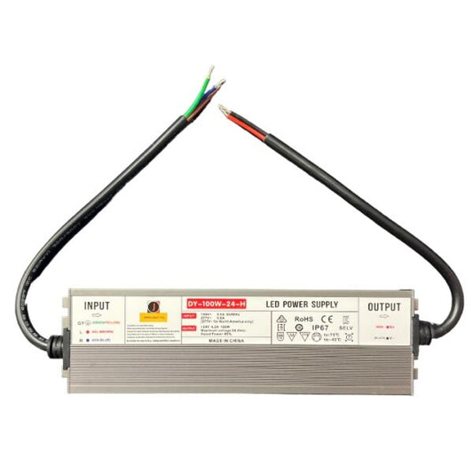 JN172 LED TRANSFORMER NON-DIM 24V-100W IP67