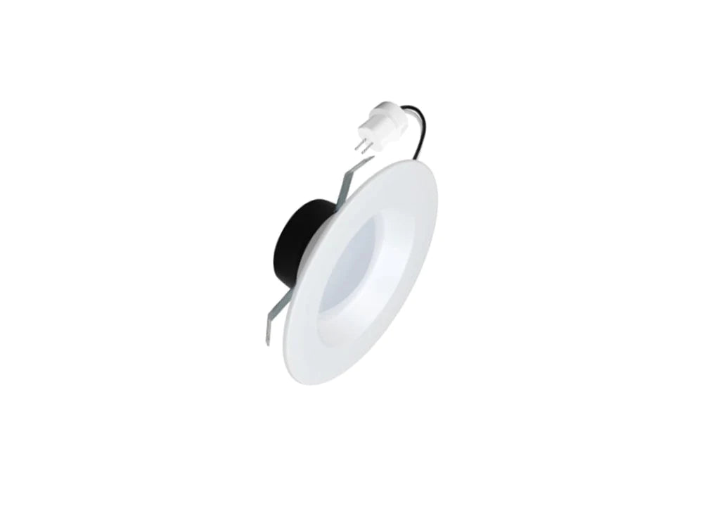 LS2-ZS-4”12V-3K LED 4 Inch Round Smooth Bi-Pin Low Voltage Trim 3K White Finish