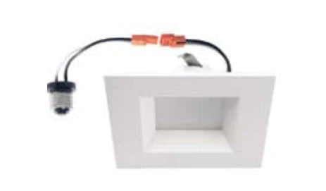 LSJ-724SQ 4K/S LED 4 Inches Square Downlight Recessed Lighting 4K White Finish