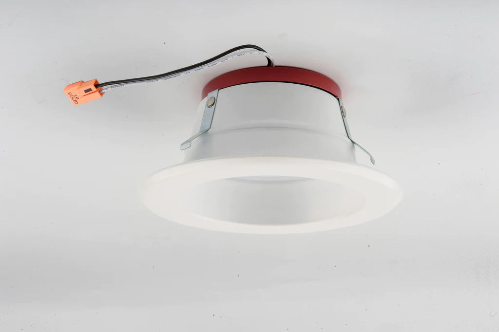 LSO-4”401R-AC-SM-3k LED Retrofit Dimmable Smooth 4 Inch Downlight 10W 3000K White Finish
