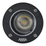 UNA07 Heavy Duty Cast Aluminum In-Ground Light Black Finish