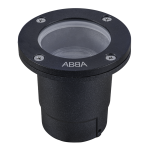 UNA07 Heavy Duty Cast Aluminum In-Ground Light Black Finish