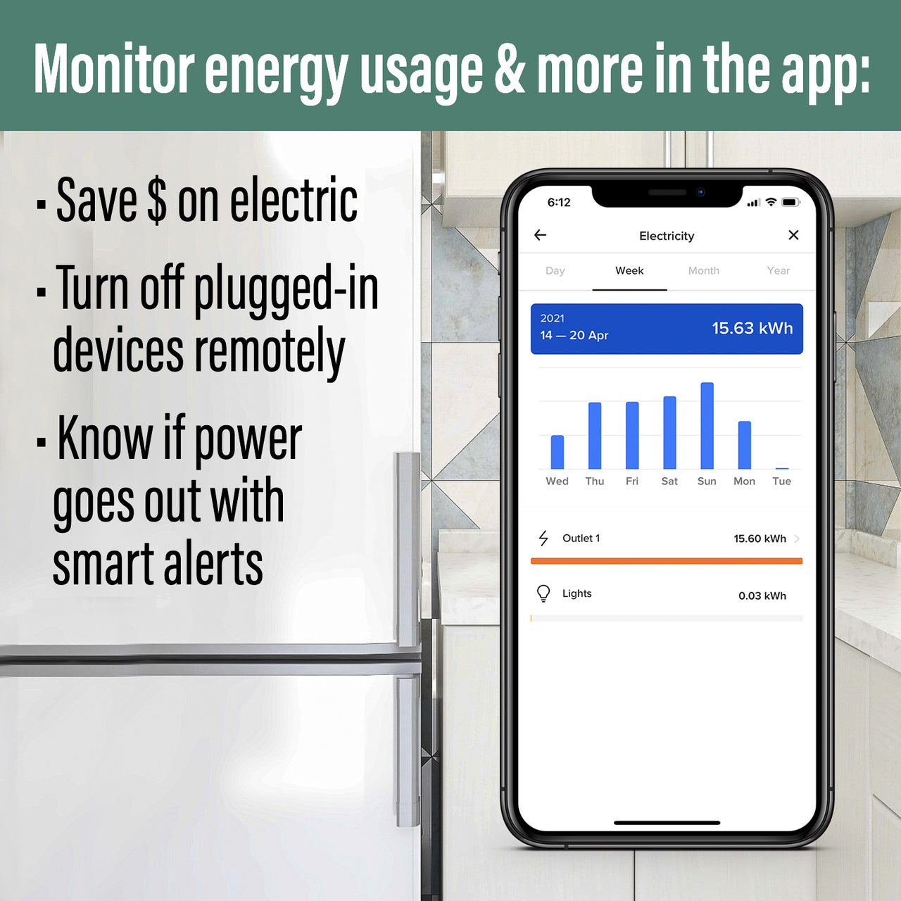 adorne® Wireless Smart Dimmer with Netatmo, White