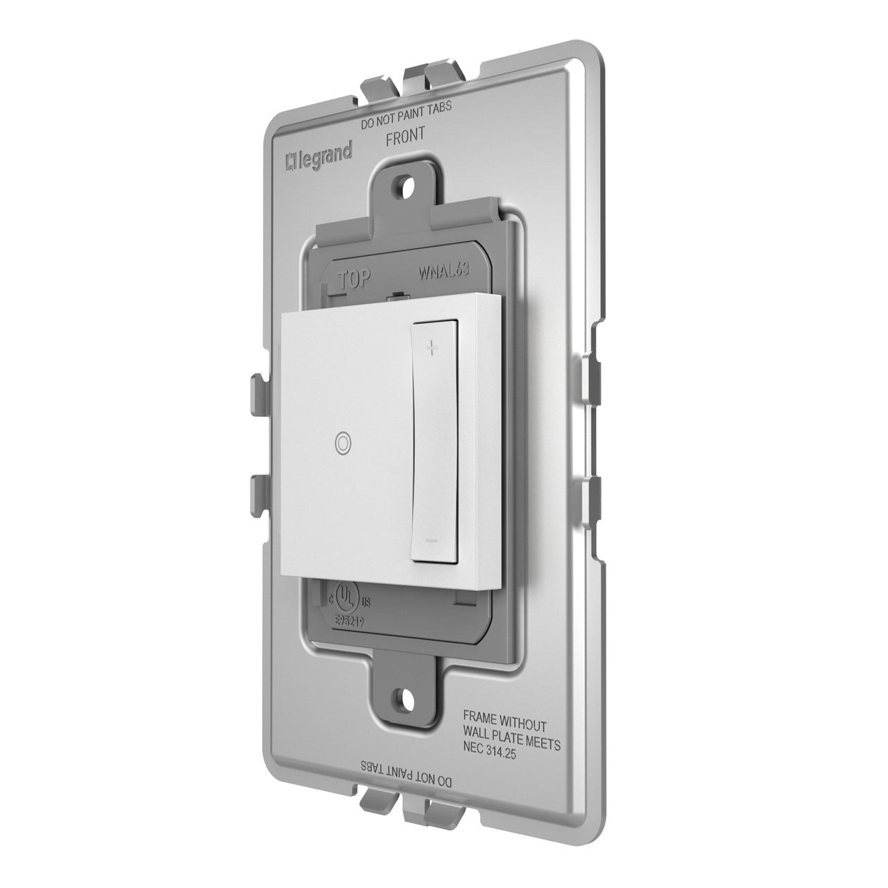 adorne® Wireless Smart Dimmer with Netatmo, White
