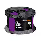 WIRE #12 SOLID PURPLE THHN