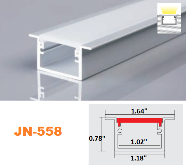 LED ALUMINUM CHANNELS JN-558