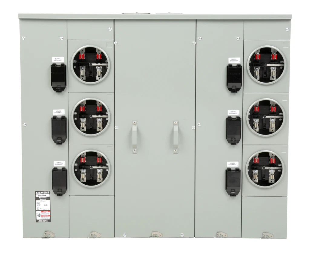 WEPK6612 PANEL 600AMP WITH 6 GANG METER WITH DISCONNECT