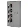 Uni-PAK 4-Gang 400 Amp Ring Style Multi-Family Metering 125 Amp Branch