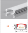 LED Frosted Channel ~8ft 12V
