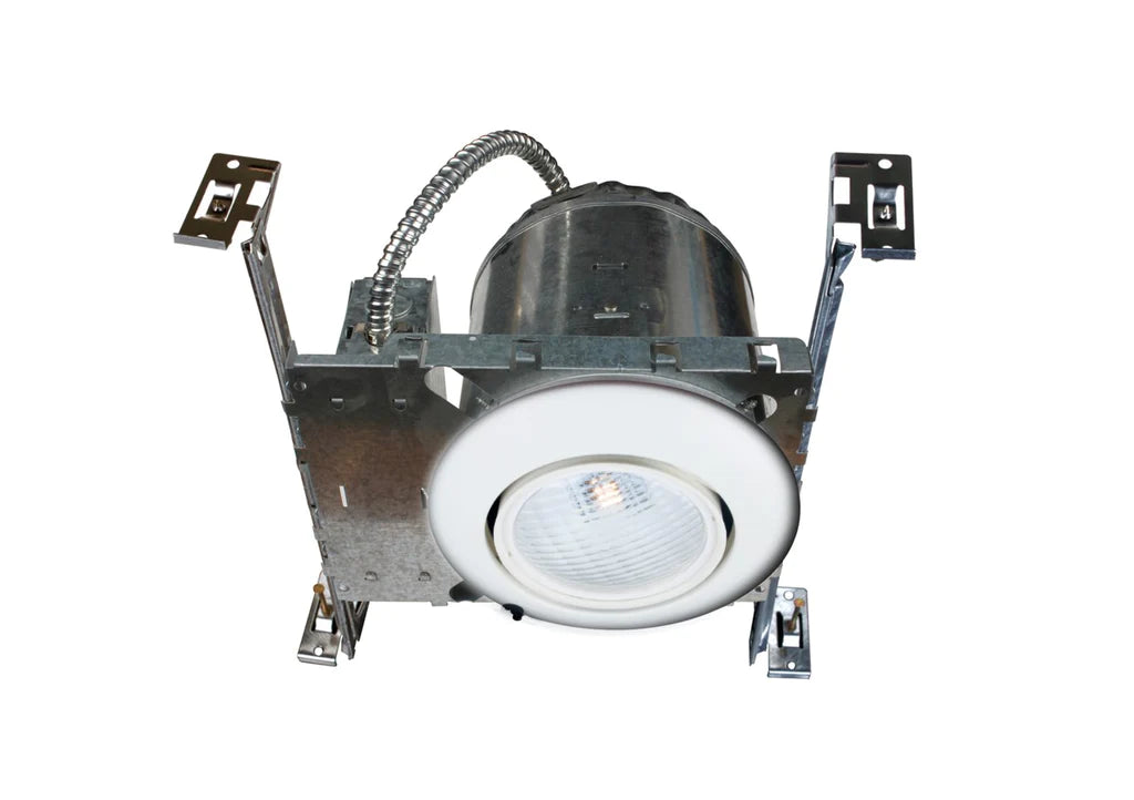 LS-6"EM/WH LED 6 Inches IC Recessed Emergency Light 4000K White Finish