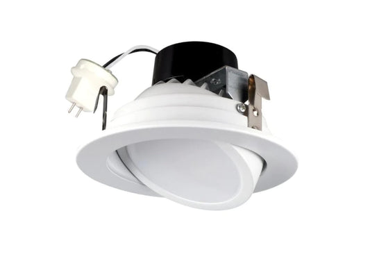 LS2-LV4″WH-5K LED 4 Inch Bi Pin Gimbal Low Voltage Adjustable 5K White Finish