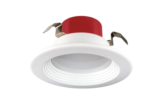 LSL-403EN-27K LED Retrofit round baffle dimmable 4 Inch Downlight 11W 2700K White Finish