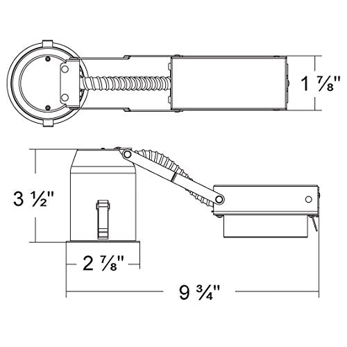 CAN 2" AH Housing Remodel IC / Air Tight A2/LED/R