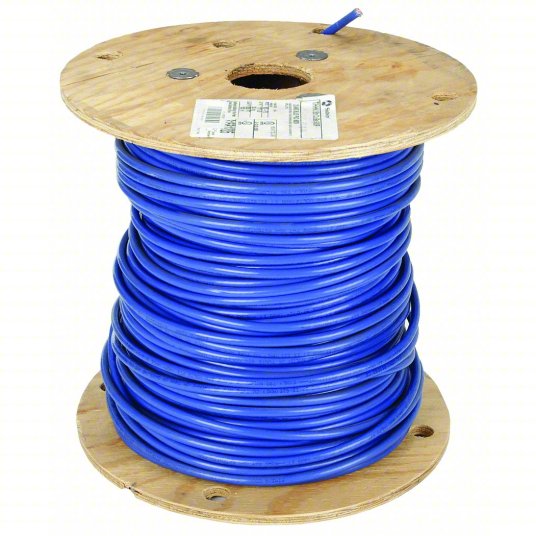 WIRE #6 STRANDED BLUE THHN