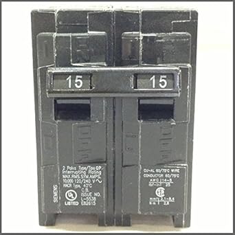 Breakers 15A Siemens Q215  double  Pole QP