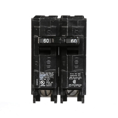 Breakers 60 A Q260 double Pole QP