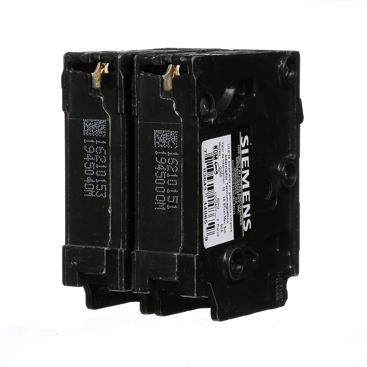 Breakers 60 A Q260 double Pole QP