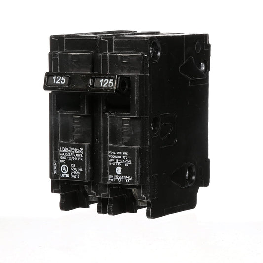 Breakers 125 A Siemens Q2125 double Pole QP