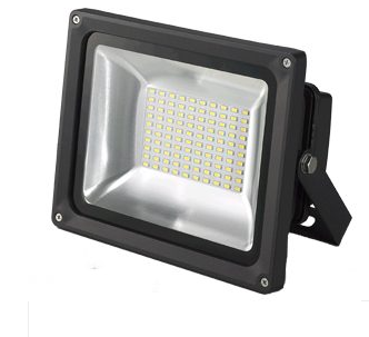 75W SFL LED Flood Light Outdoor with U Bracket Mount, Wall Mount 5000K 800 Lumens Per Watt IP65 Waterproof LED Security Lights for Yard Garden Garage 50,000 Hour lifespan.