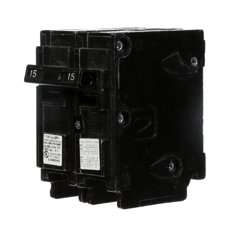 Breakers 15A Siemens Q215  double  Pole QP