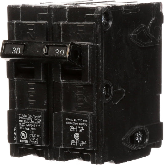 Breakers 30A Siemens Q230  double Pole QP
