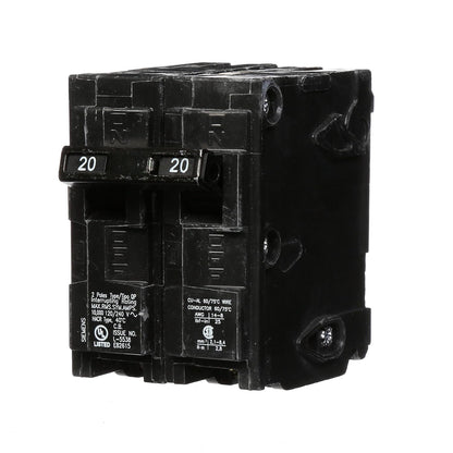 Breakers 20A Siemens Q220 double Pole QP