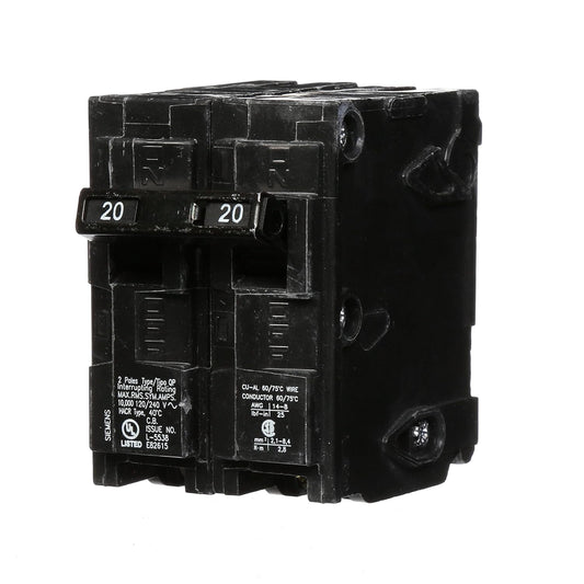 Breakers 20A Siemens Q220 double Pole QP