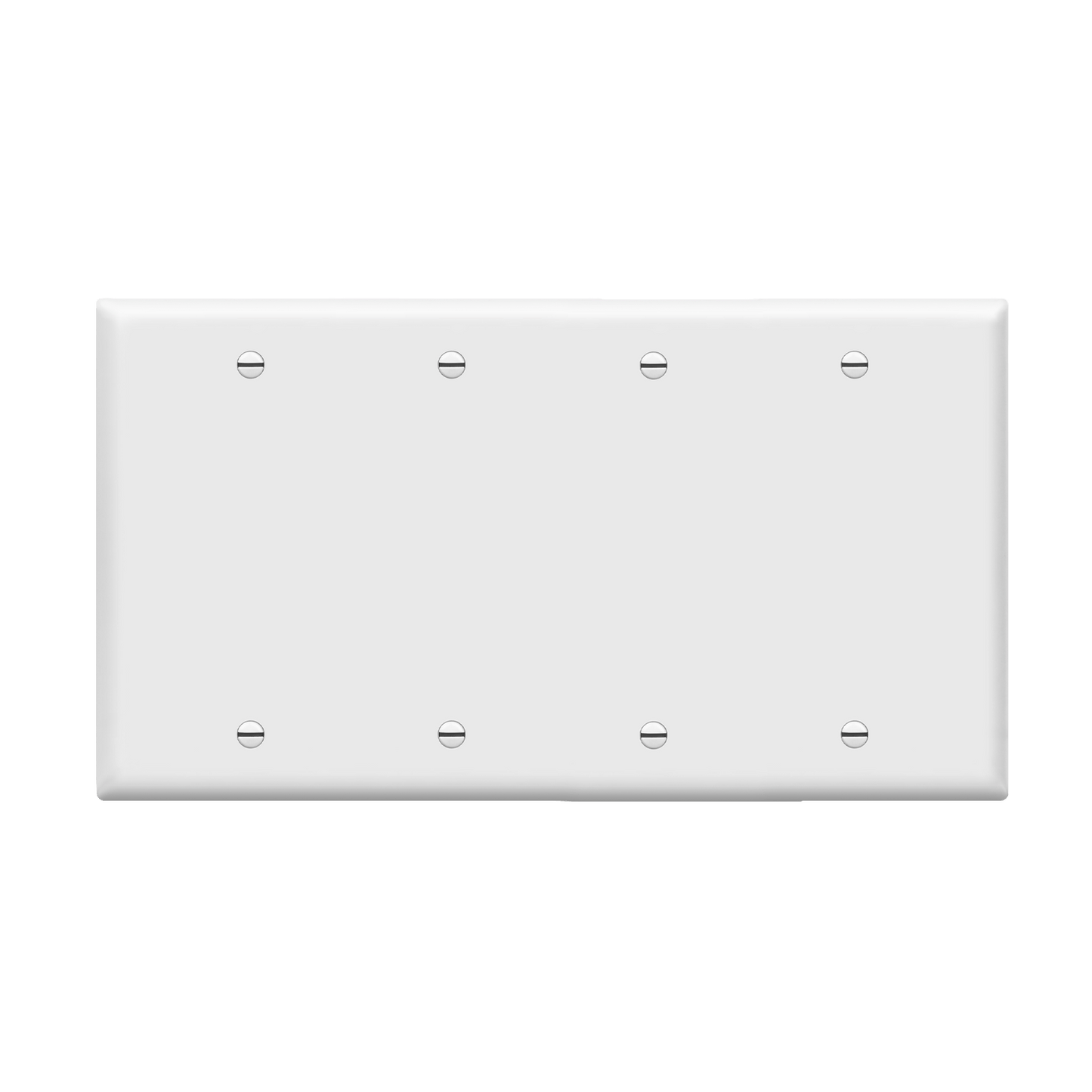 Blank Cover Four-Gang Wall Plate