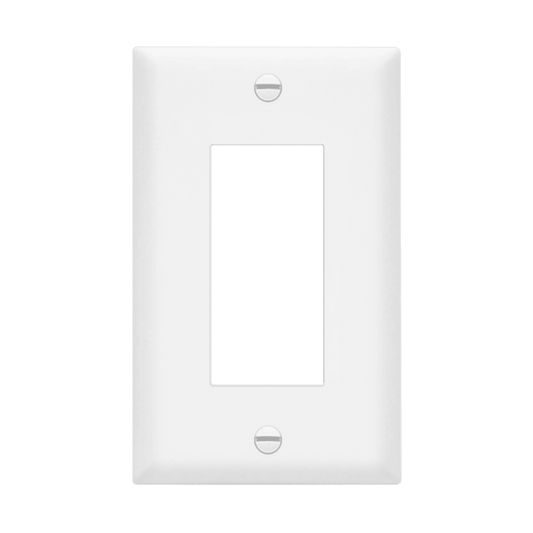 Decorator/GFCI One-Gang Wall Plate, Mid-Size