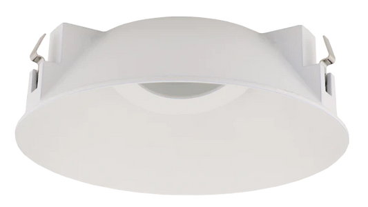 ELCO Lighting ELK415W Pex 4 Inches Round Trimless Adjustable Smooth Reflector Trim White Finish