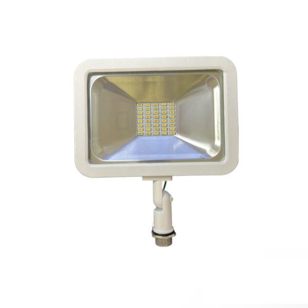 LED Flood Light CSFL 20W SECURITY Lights Water Resistant ARM Adjustable 180° 120V - 3000K – 5000 WHITE